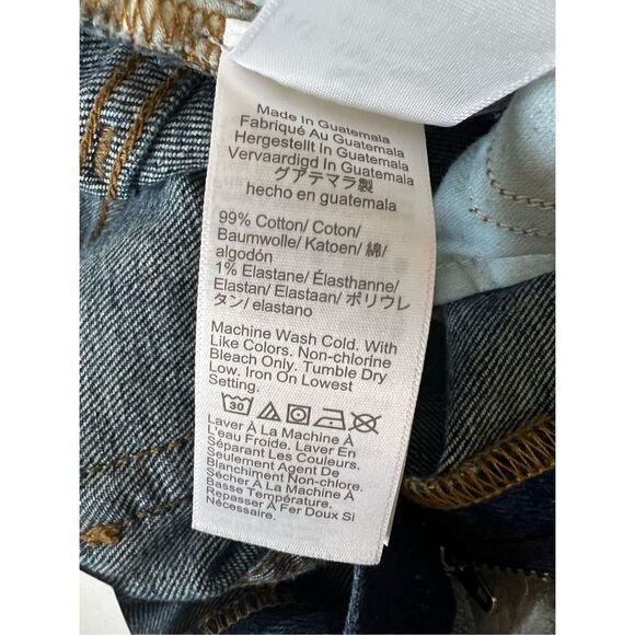 J. Crew Women's Blue Pacific Wash High-Rise Denim Shorts Size 28 NWT - Picture 4 of 5